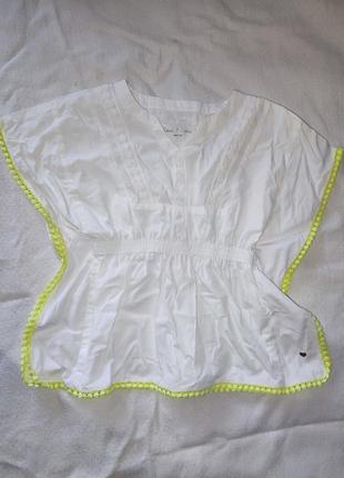 Блуза для донечки дівчача тоненька ошатна вишиванка1 фото