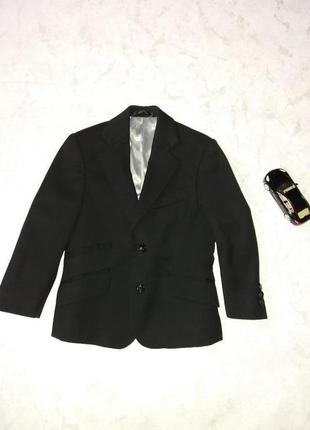 Брендовый стильный чёрный пиджак на 3-4 годика1 фото
