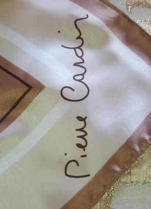 Шик!  новый статусный платок "piere cardin"-2 шт  разм :90 см х 90 см3 фото
