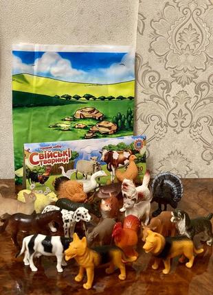 Ігровий набір свійські домашні тварини