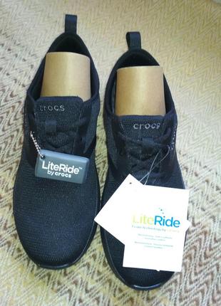 Красовки crocs literide lace m blak/blak2 фото