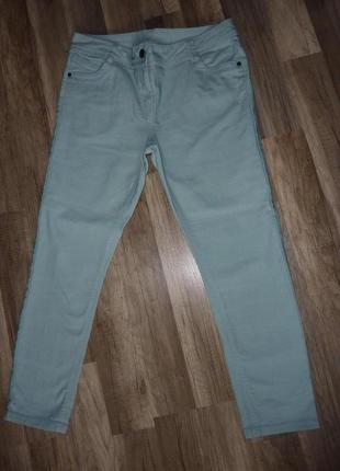 Стильные, стрейчевые джинсы от george цвета aqua.