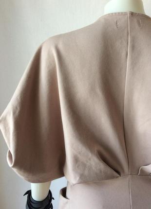 Stine goya weekday extended датське дизайнерське плаття запорошеного рожевого кольору peon dress5 фото