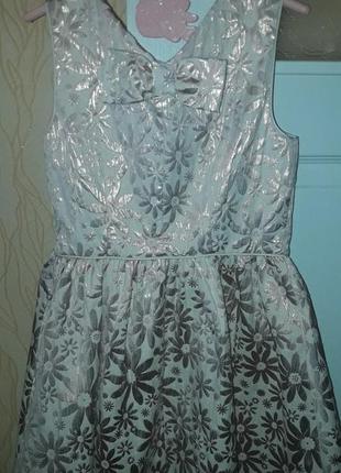 Нарядное платье девочке 8- лет4 фото