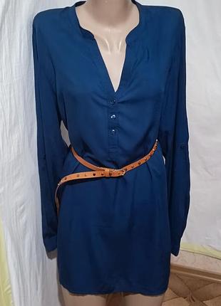 Удлиненная рубашка блузка р. 48-50