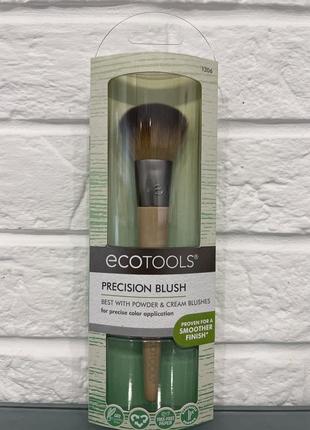 Кисть для рум'ян ecotools precision blush1 фото