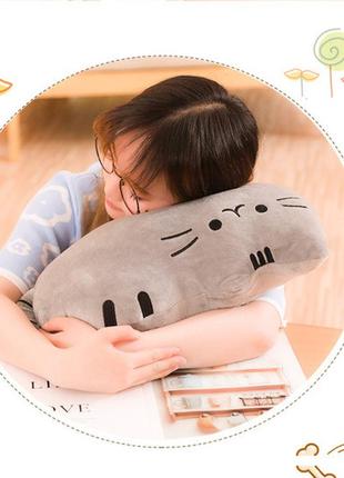 М'яка іграшка подушка кот пушин pusheen litzy сірий6 фото