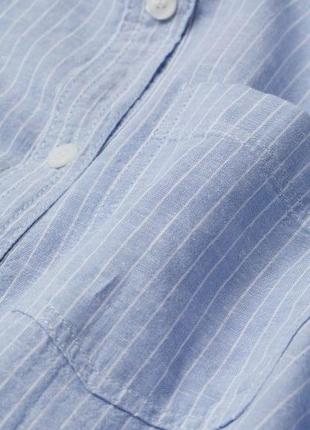 H&m нереально крута міді сукня рубашка льон+cotton2 фото