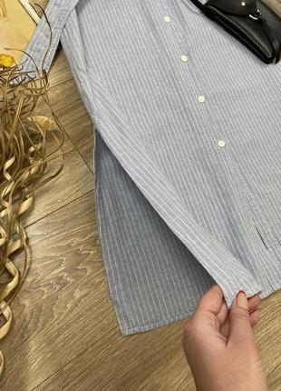 H&m нереально крута міді сукня рубашка льон+cotton7 фото