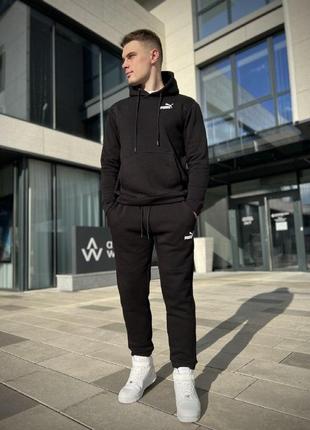 Sale! разграждай спортивный костюм худи + штаны с начесом теплый в стиле puma Mill пума премиум