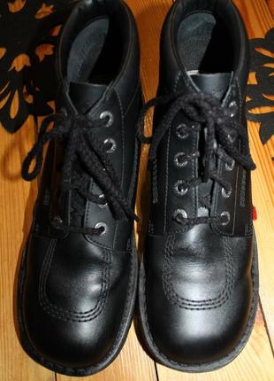 46 разм. вечные ботинки kickers. кожа. длина по внутренней стельке 30 см., ширина подошвы - 11,5 см.5 фото