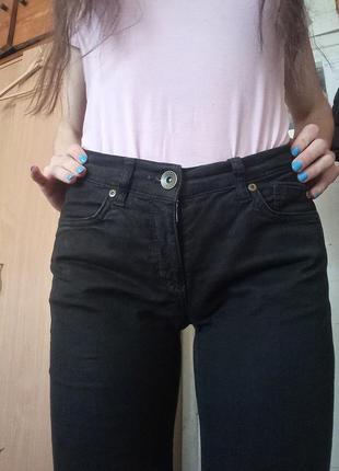 Черные джинсы с высокой посадкой,от oasis5 фото