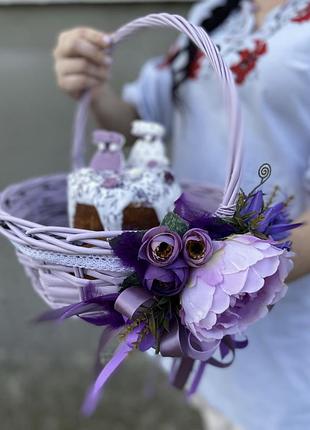 Великодній кошик пасхальная корзина