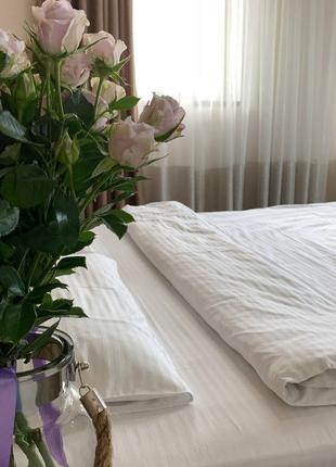 Простынь страй сатин на резинке и без различного цвета