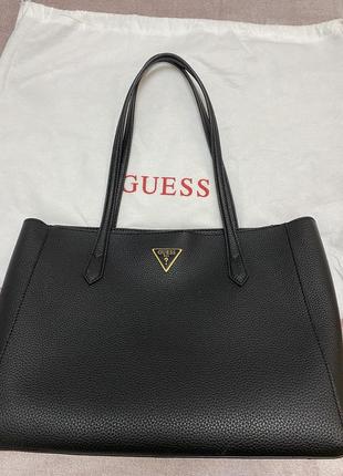 Сумка guess черного цвета