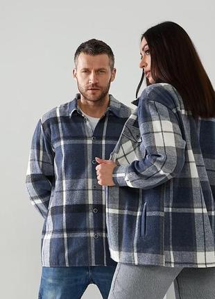 Парні сорочки жіночі та чоловічі family look8 фото