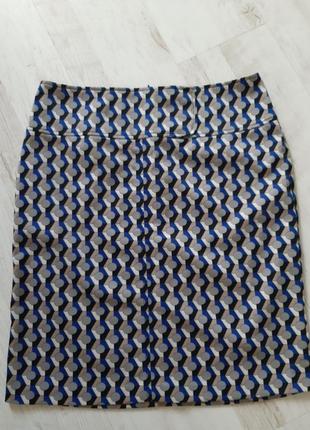 Трикотажная юбка стрейч весна-лето signe раз.40-42