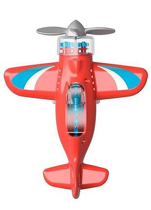 Игрушечный самолет крутись пропеллер fat brain toys playviator красный  (f2261ml)5 фото