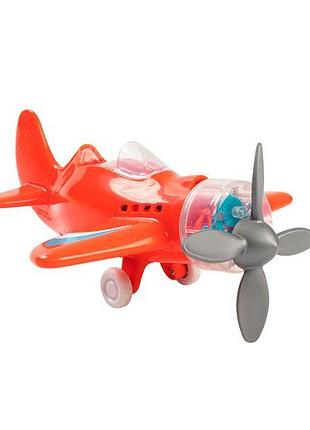 Игрушечный самолет крутись пропеллер fat brain toys playviator красный  (f2261ml)2 фото