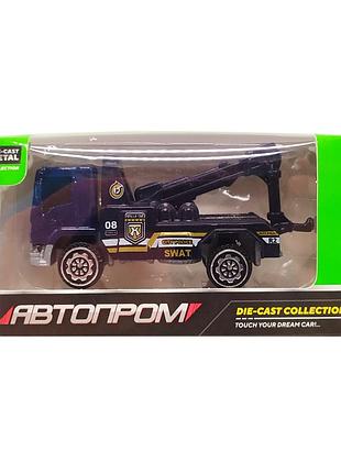 Детская металлическая машинка автопром 7629 масштаб 1:64   (эвакуатор)