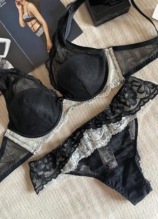 Комплект intimissimi elena bralette черный3 фото