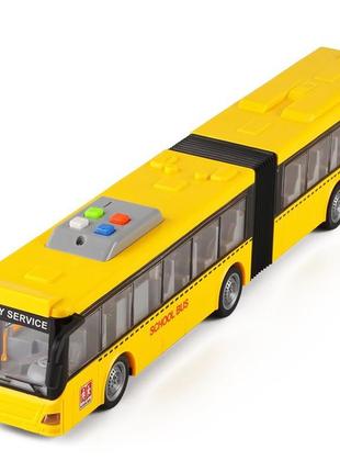 Детский автобус игрушка гармошка с открывающимися дверями