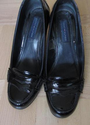 Лаковые туфли tommy hilfiger,кожа2 фото