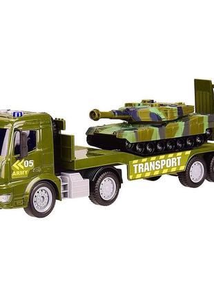 Военный грузовик игрушка с танком наляля3 фото