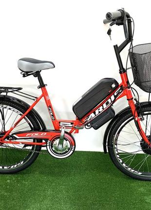 Електровелосипед складаний 20" cubic-bike fold 20" 450 w 7.8 ah 48v panasonic1 фото