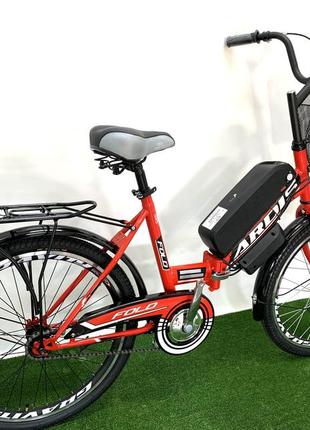 Електровелосипед складаний 20" cubic-bike fold 20" 450 w 7.8 ah 48v panasonic3 фото