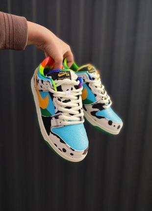 Кроссовки фліс nike sb dunk low x ben & jerry's