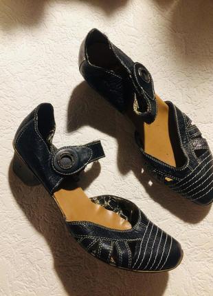 Туфли кожа германия rieker распаровка 40-41 размер