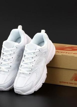 Кроссовки женские белые new balance2 фото