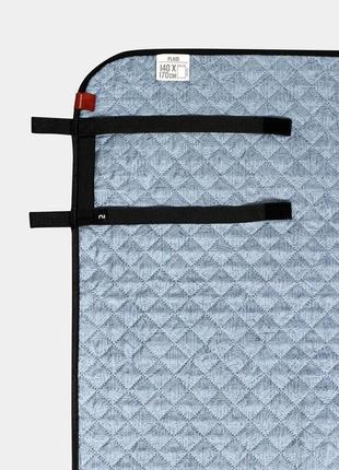 Покрывало/коврик для кемпинга quechua 140 x 170 см водоотталкивающие comfort серый3 фото
