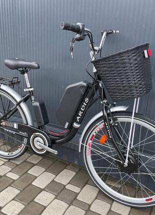 Електровелосипед 26" міський комфортний cubic-bike lido 500 w 18ah 48в4 фото