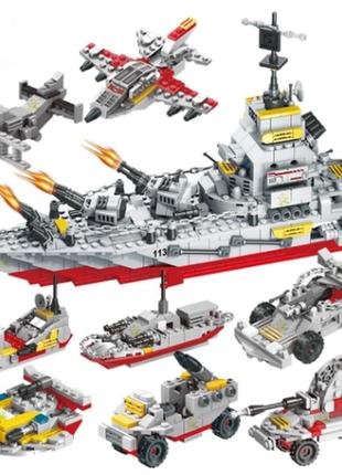 Конструктор lego военный корабль. 33 в 1.