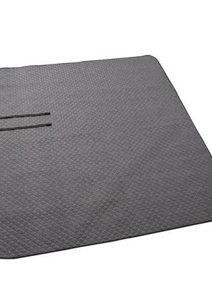 Покрывало/коврик для кемпинга quechua  (170 x 210 см ) водоотталкивающие comfort черный