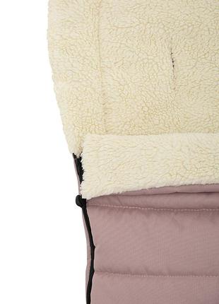 Зимний конверт babyroom wool n-20 pink powder розовый4 фото