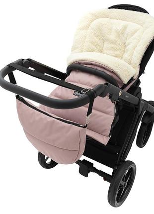 Зимовий конверт babyroom wool n-20 pink powder рожевий8 фото