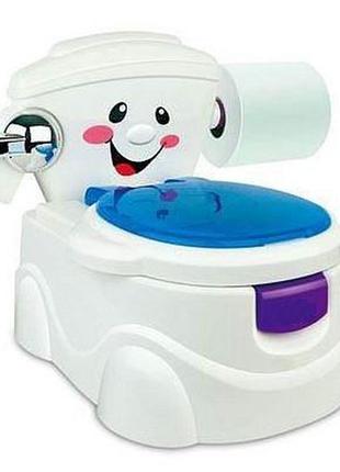 Горшок музыкальный детский с датчиком, держатель для бумаги. фразы, песенки 7178