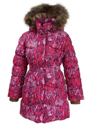 Пальто зимнее пуховое для девочек huppa grace 122 (17930055-73263-122) 4741468585017