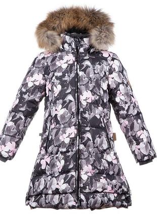 Пальто зимнее - пуховик для девочек huppa parish 152 (12470055-81020-152) 47414686865231 фото