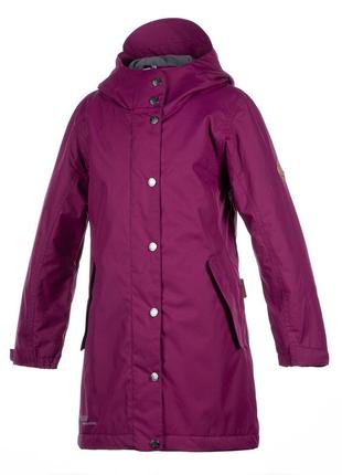 Куртка демисезонная пальто для девочек huppa janelle 134 (18020004-80034-134) 4741468783239