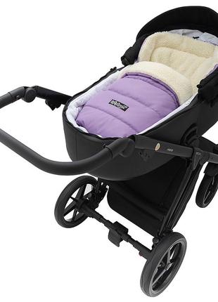 Зимовий конверт babyroom wool n-20 lilac бузковий6 фото