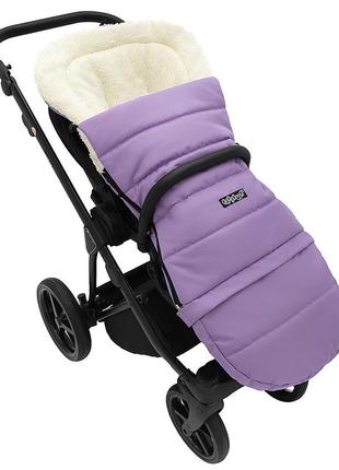 Зимовий конверт babyroom wool n-20 lilac бузковий7 фото