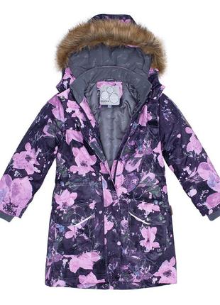 Куртка - парка зимняя для девочек huppa mona 122 (12200030-91618-122) 47414687918764 фото