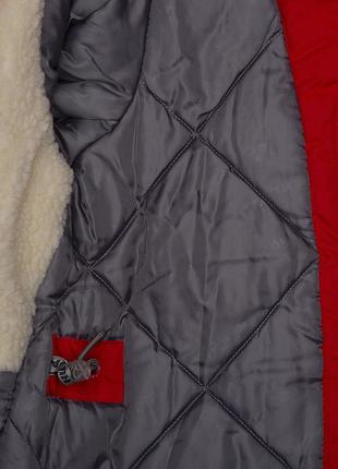 Пальто зимнее - парка для девочек huppa vivian 1, 116 (12490120-70004-116)5 фото