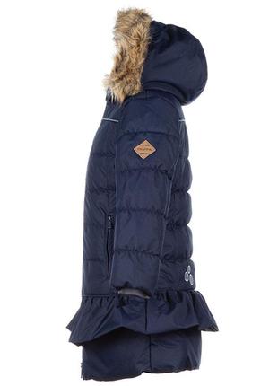 Пальто зимове для дівчаток huppa whitney 128 (12460030-00086-128) 47414686856563 фото