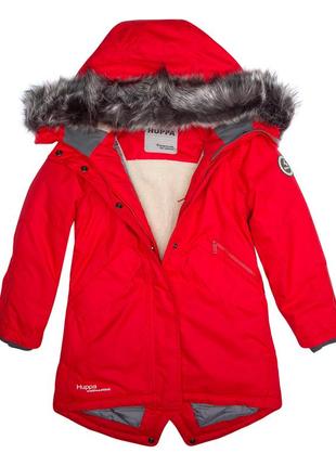 Пальто зимове - парка для дівчаток huppa vivian 116 (12490020-70004-116) 47414687952874 фото