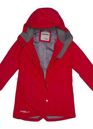 Куртка демисезонная пальто для девочек huppa janelle 140 (18020004-70004-140) 47414687830624 фото